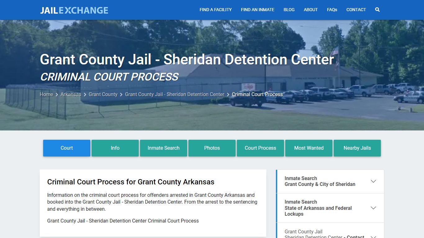Grant County Jail - Sheridan Detention Center