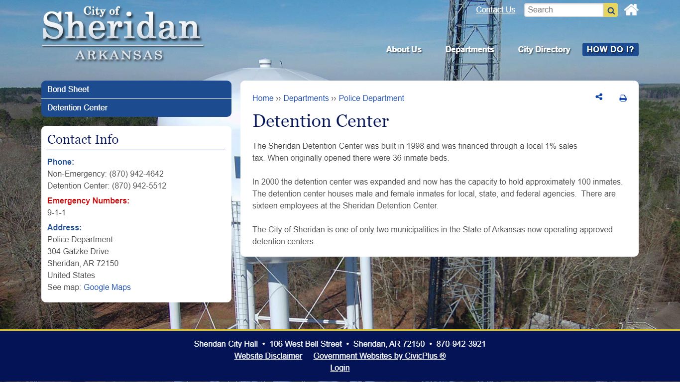 Detention Center | Sheridan AR